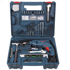 Máy Khoan Động Lực Bosch 550W 1.5-13 mm GSB 550 Bộ 100 món