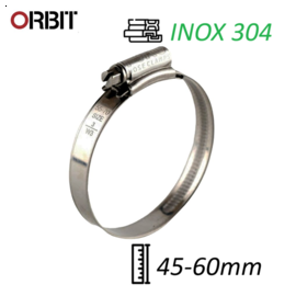 Đai Siết Cổ Dê Inox 304 - Orbit Dùng Cho Ống 45-60mm
